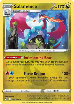 Salamence 109  - Holofoil  - Holo Rare