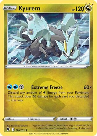 Kyurem 116  - Holofoil  - Holo Rare