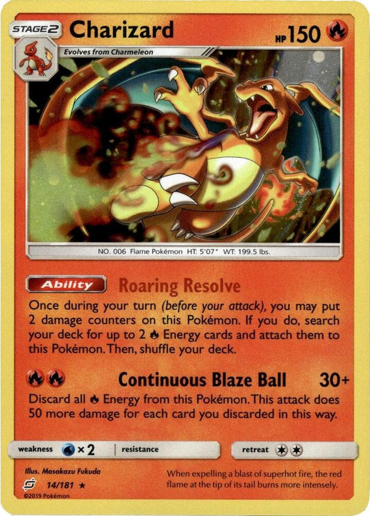 Charizard 14/181 (Cosmo Holo) - Promo