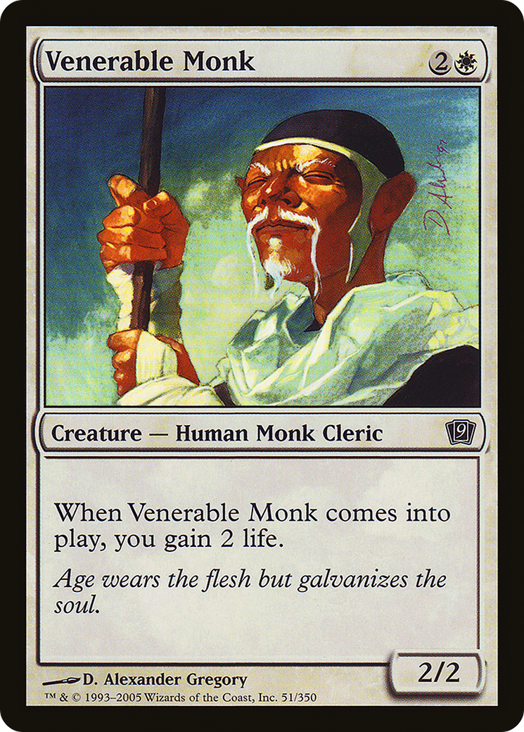 Venerable Monk (9ED-051)  Foil