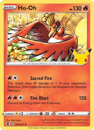 Ho-Oh 001  - Holofoil  - Holo Rare