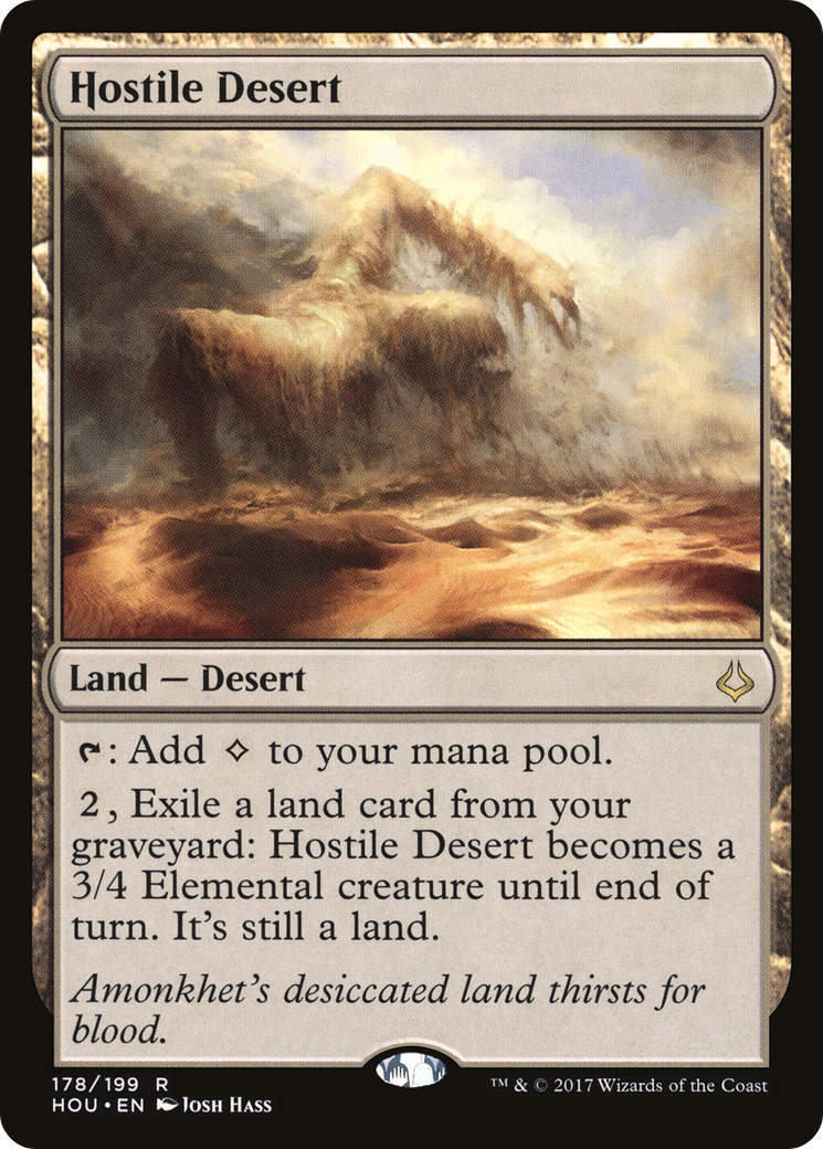 Hostile Desert (HOU-178)  Foil