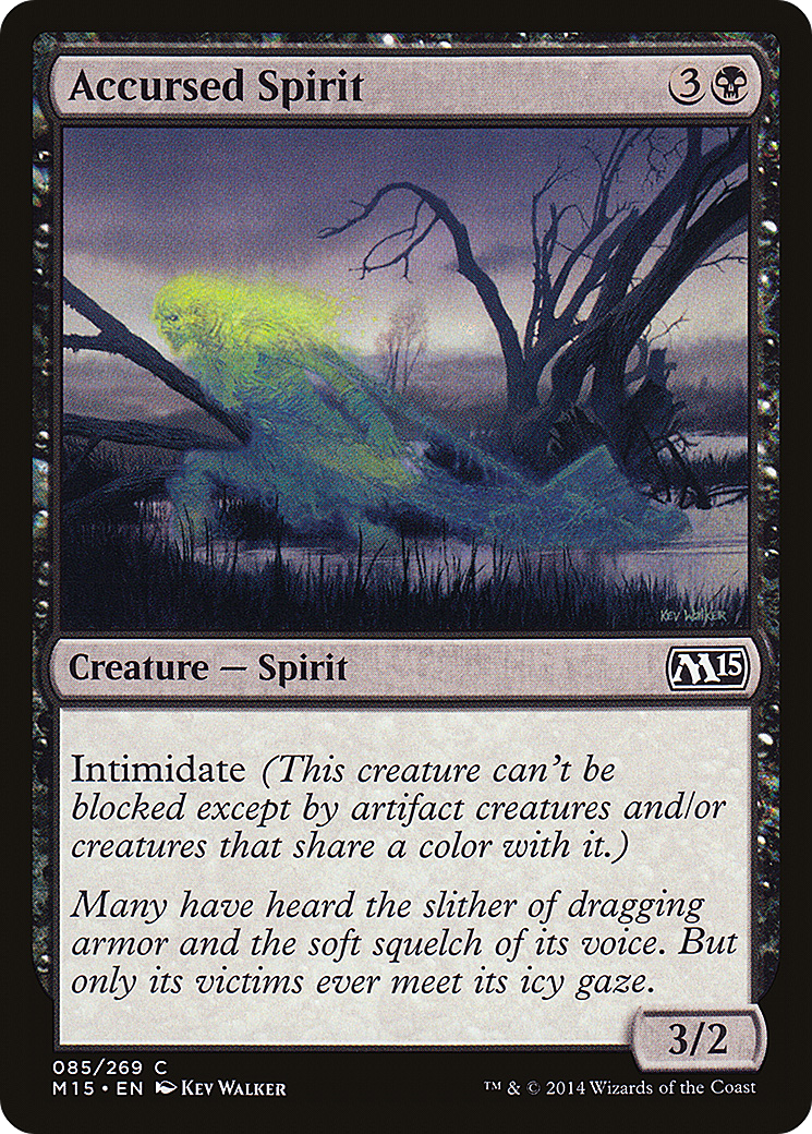 Accursed Spirit (M15-085)  Foil
