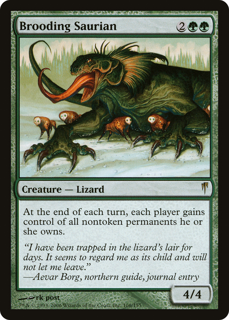 Brooding Saurian (CSP-106)  Foil