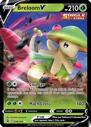 Breloom V 006  - Holofoil  - Ultra Rare