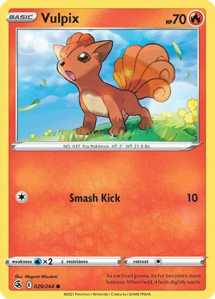 Vulpix (29) (29) 029   - Common