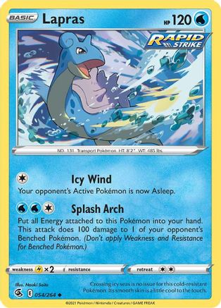 Lapras 054   - Uncommon