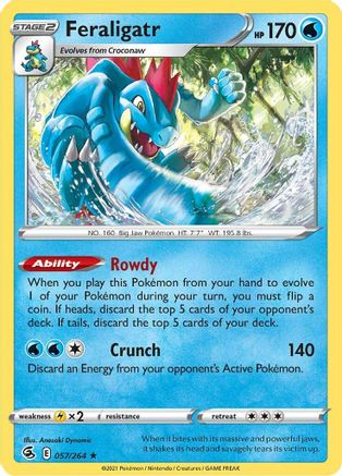 Feraligatr 057  - Holofoil  - Holo Rare
