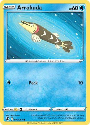 Arrokuda 082  - Reverse Holofoil  - Common