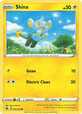 Shinx 091  - Reverse Holofoil  - Common