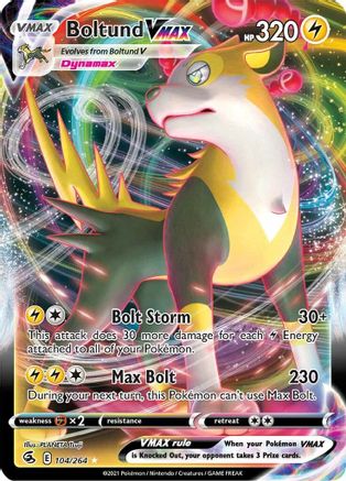 Boltund VMAX 104  - Holofoil  - Ultra Rare
