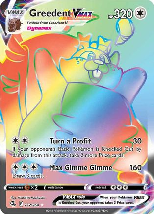 Greedent VMAX (Secret) 272  - Holofoil  - Secret Rare