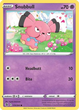 Snubbull 115  - Reverse Holofoil  - Common