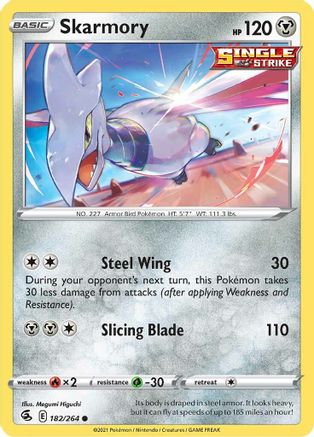 Skarmory 182  - Reverse Holofoil  - Common