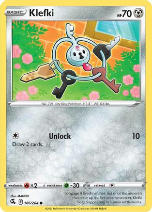 Klefki 186  - Reverse Holofoil  - Common