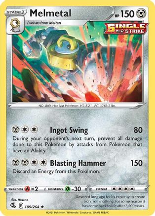 Melmetal 189  - Reverse Holofoil  - Holo Rare