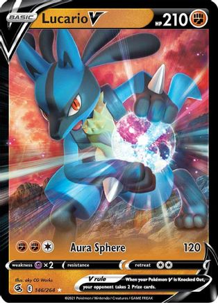 Lucario V 146  - Holofoil  - Ultra Rare