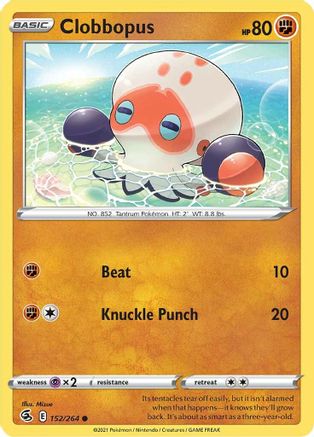 Clobbopus 152  - Reverse Holofoil  - Common