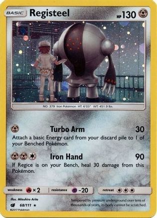 Registeel - 68/111 (Cosmos Holo)/111  - Holofoil SM Promos - Promo