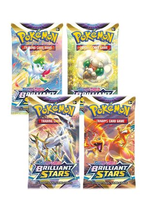 Brilliant Stars Booster Pack Art Bundle [Set of 4]