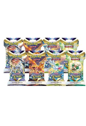 Brilliant Stars Sleeved Booster Pack Bundle [Set of 8]
