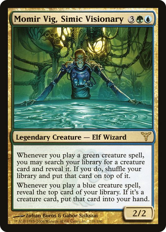 Momir Vig, Simic Visionary (DIS-118)  Foil