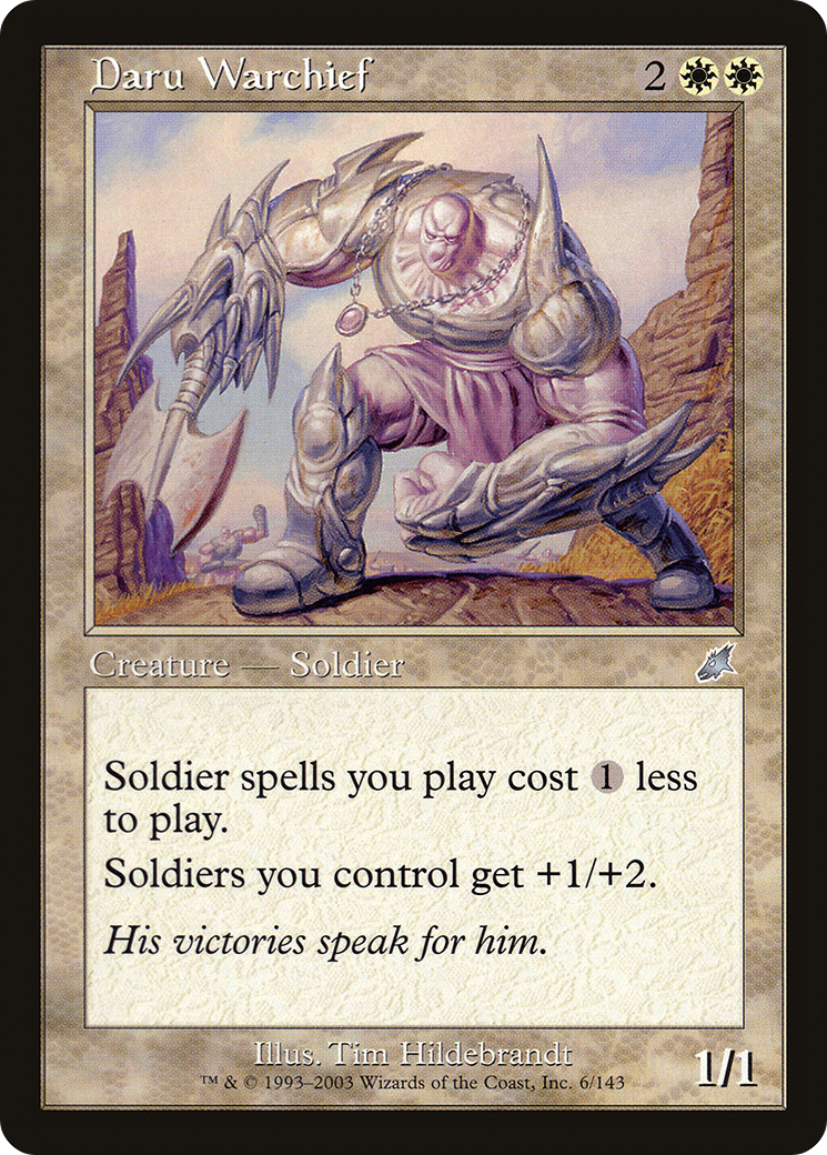 Daru Warchief (SCG-006)  Foil