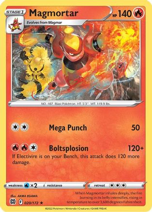 Magmortar 020   - Rare