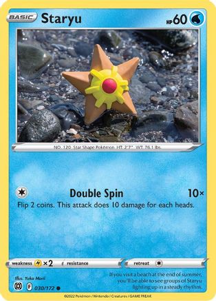 Staryu 030  - Reverse Holofoil  - Common