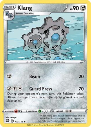 Klang 103  - Reverse Holofoil  - Uncommon