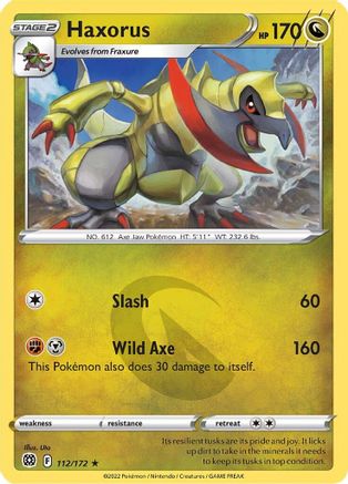 Haxorus 112   - Rare