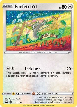 Farfetch'd 115  - Reverse Holofoil  - Common