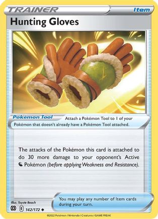 Hunting Gloves 142  - Reverse Holofoil  - Uncommon