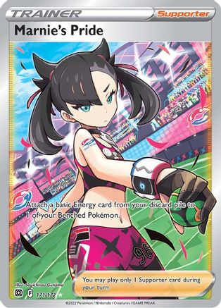 Marnie's Pride (Full Art) 171/172  - Holofoil SWSH09 Brilliant Stars - Ultra Rare
