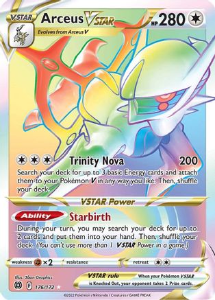 Arceus VSTAR (Secret) 176/172 - Secret Rare