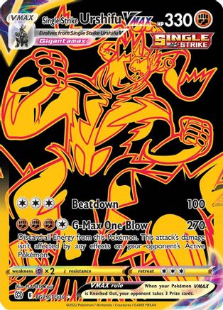 Single Strike Urshifu VMAX (Secret) - TG29/030 - Ultra Rare