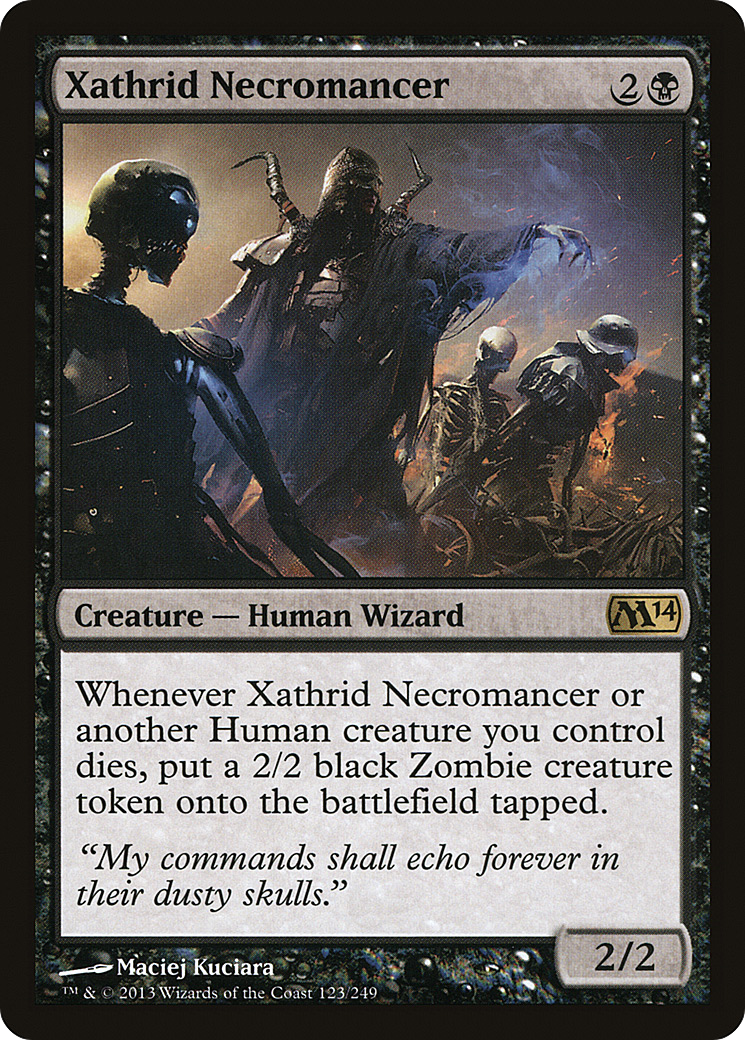 Xathrid Necromancer (M14-123)  Foil