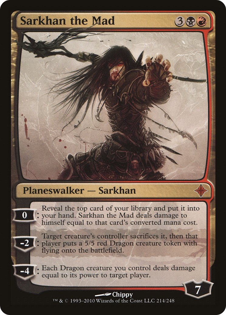 Sarkhan the Mad (ROE-214)  Foil