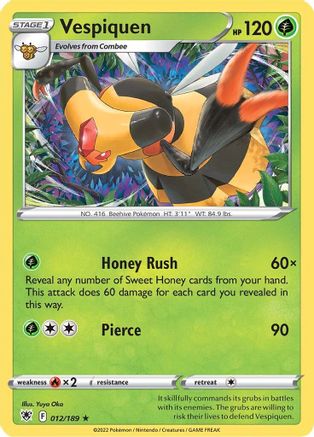 Vespiquen 012  - Reverse Holofoil  - Rare