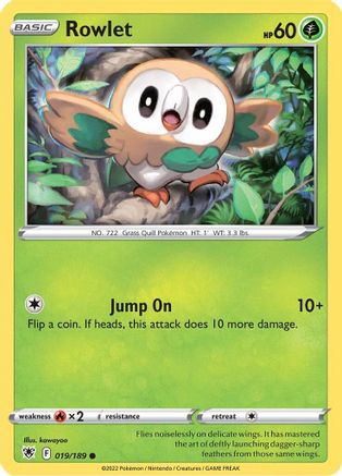 Rowlet 019   - Common