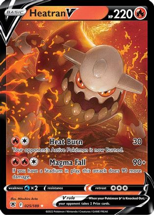 Heatran V 025  - Holofoil  - Ultra Rare