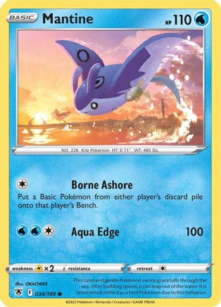 Mantine 034  - Reverse Holofoil  - Common