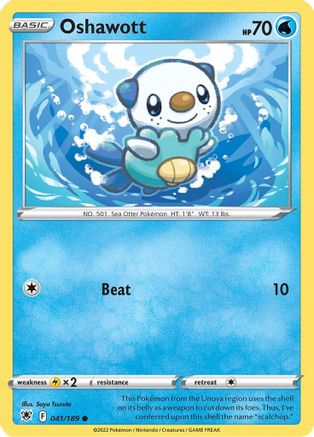 Oshawott 041  - Reverse Holofoil  - Common