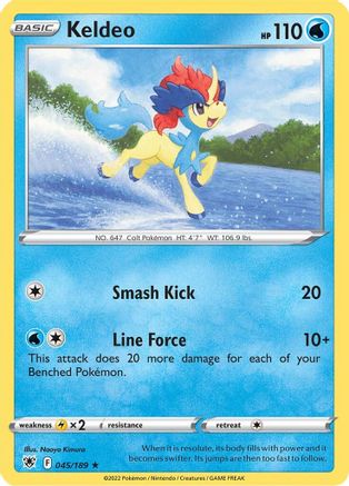 Keldeo 045  - Holofoil  - Holo Rare
