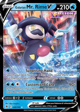 Galarian Mr. Rime V 049  - Holofoil  - Ultra Rare
