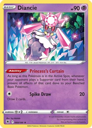 Diancie 068  - Holofoil  - Holo Rare