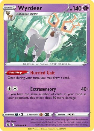 Wyrdeer 069  - Reverse Holofoil  - Holo Rare