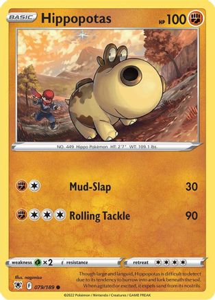 Hippopotas 079  - Reverse Holofoil  - Common