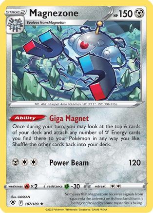 Magnezone 107  - Holofoil  - Holo Rare