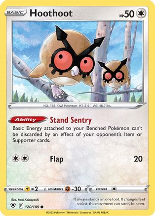 Hoothoot 120  - Reverse Holofoil  - Common